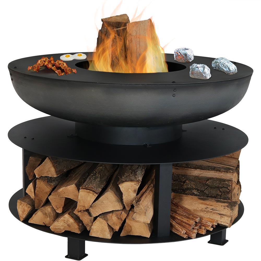 Sunnydaze Decor Cooktop Fire Pits Outdoor Heating The Home