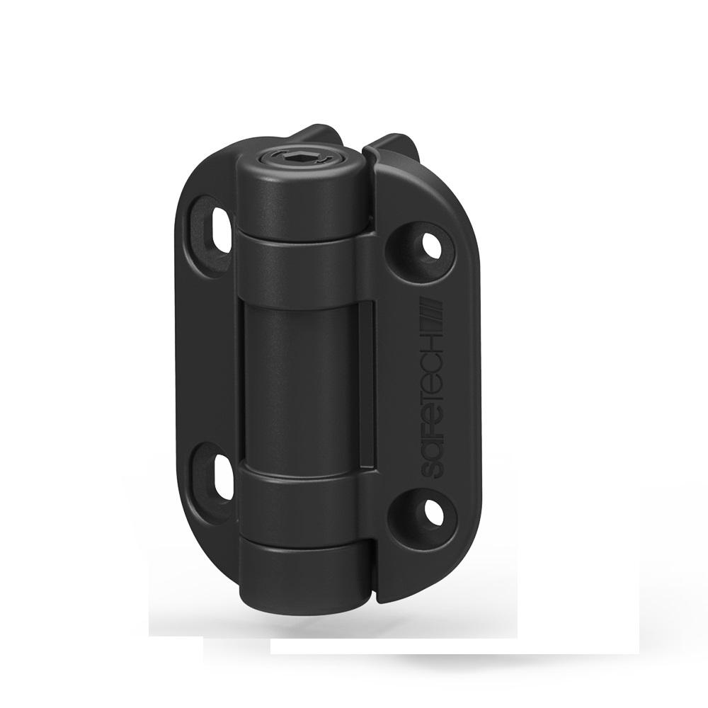 Safetech Hardware 3.5 in. Black TopKlik SelfClosing Gate Hinges (2