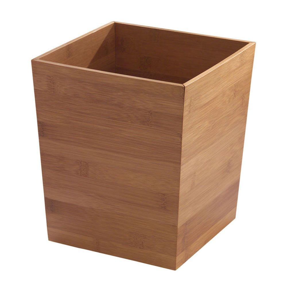 Formbu Waste Basket in Bamboo85542 The Home Depot