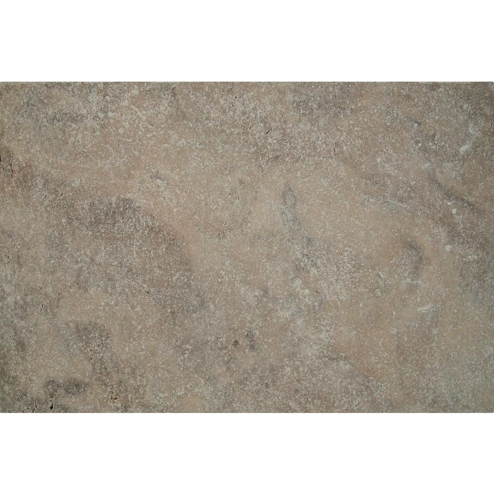 MS International Silver 16 in. x 24 in. Tumbled Travertine Paver Tile
