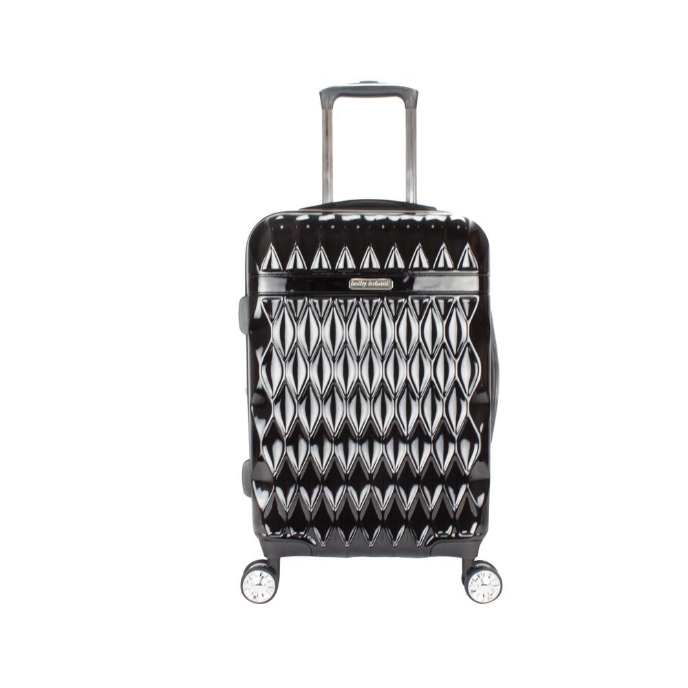 black hardside carry on luggage