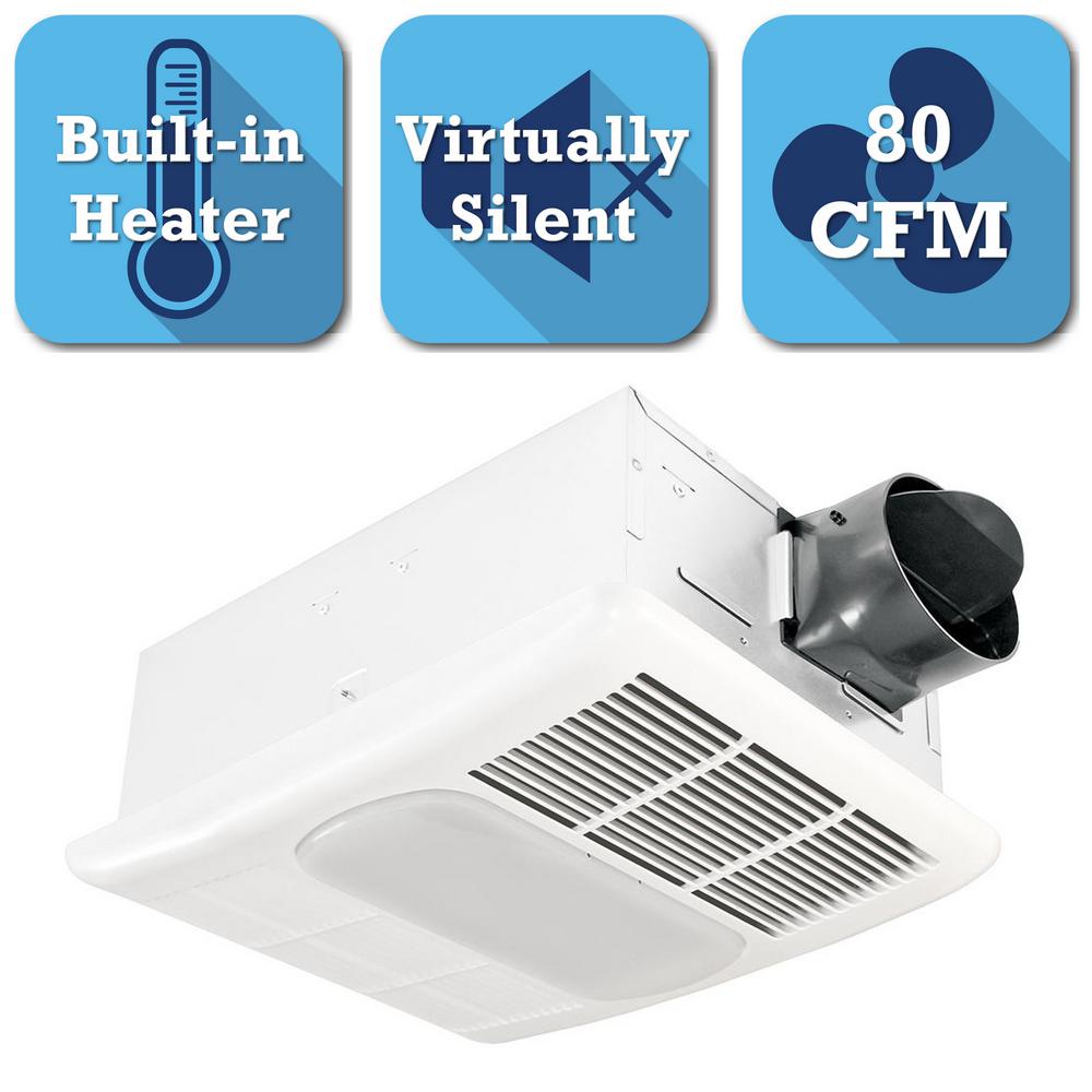 Delta Breez Radiance Series 80 CFM Ceiling Bathroom Exhaust Fan with Light and... by Delta Breez