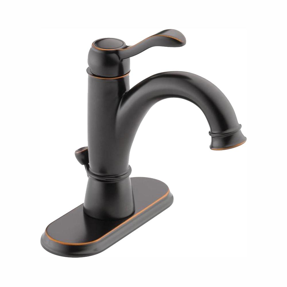 KOHLER Katun Single Hole Single Handle Bathroom Faucet in Vibrant Brushed NickelKR780374DBN