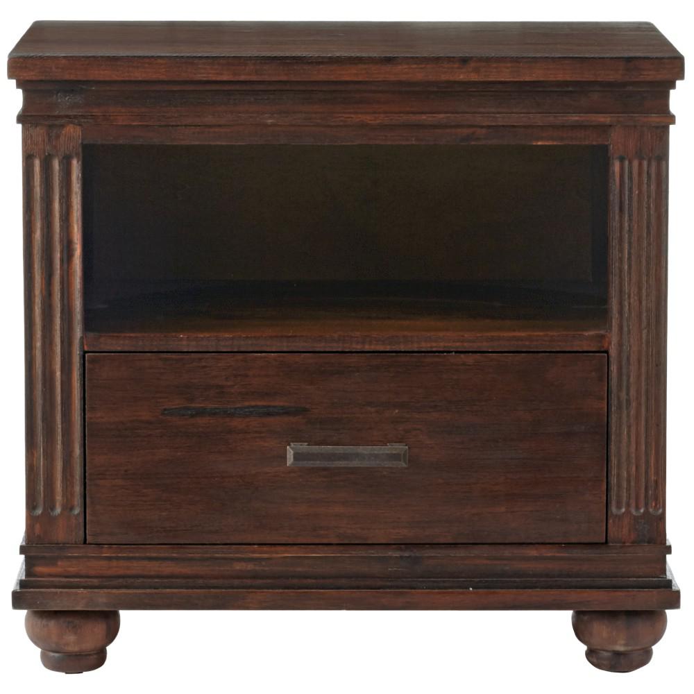  Home  Decorators  Collection  Cambridge 1 Drawer Rustic Brown 
