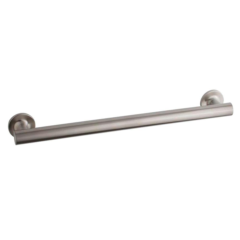 KOHLER Purist 18 in. Concealed Screw Grab Bar in Brushed StainlessK