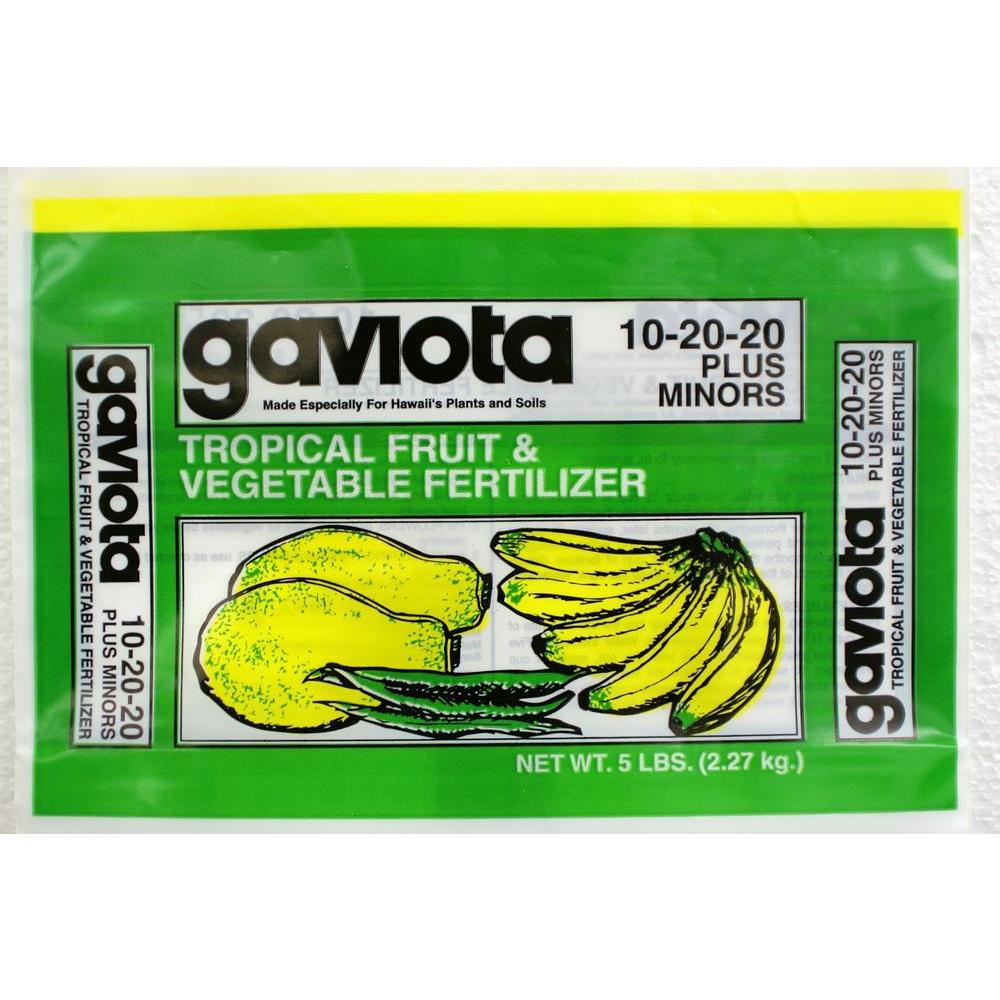 Gaviota Tropical Fruit and Vegetable Fertilizer0775801 The Home Depot