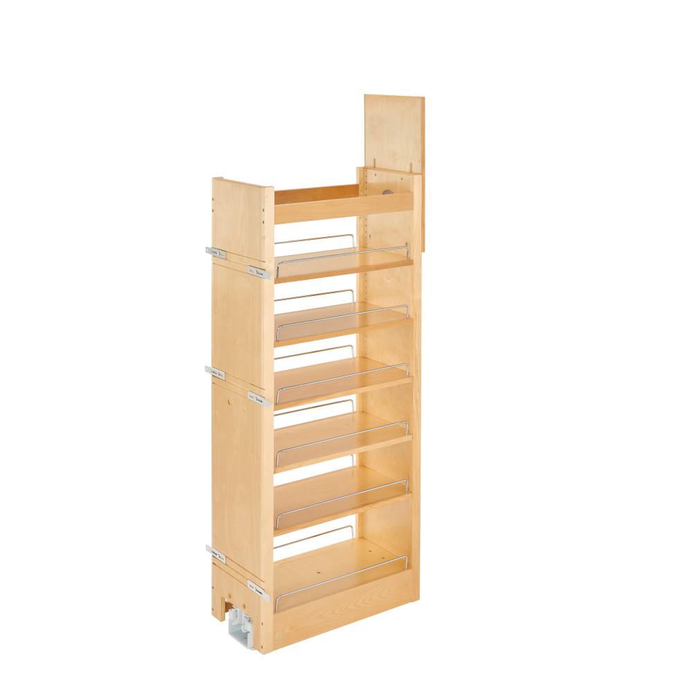 Rev A Shelf 50 75 In H X 11 In W X 22 In D Pull Out Wood Tall