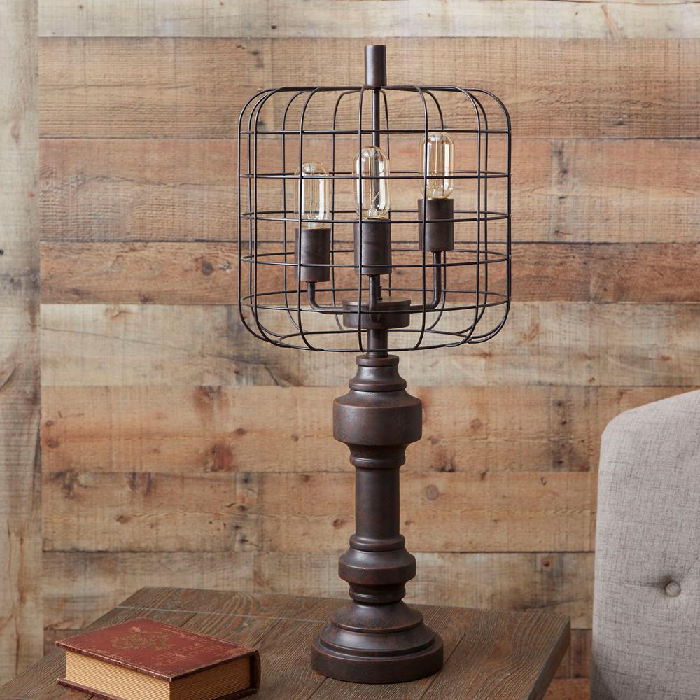 Silverwood Thom 29 75 In Bronze Table Lamp With Metal Shade Silverwood Thom 29 75 In Bronze Table Lamp With Metal Shade
