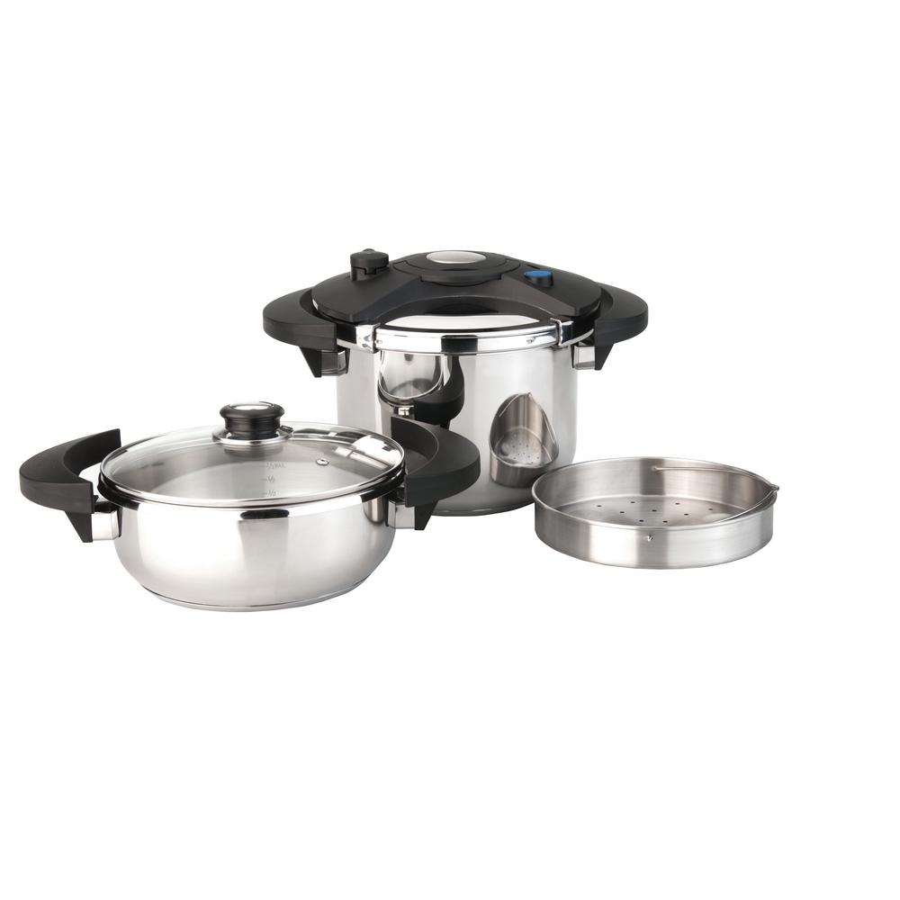 BergHOFF Eclipse 5-Piece Stainless Steel Pressure Cooker Set by BergHOFF