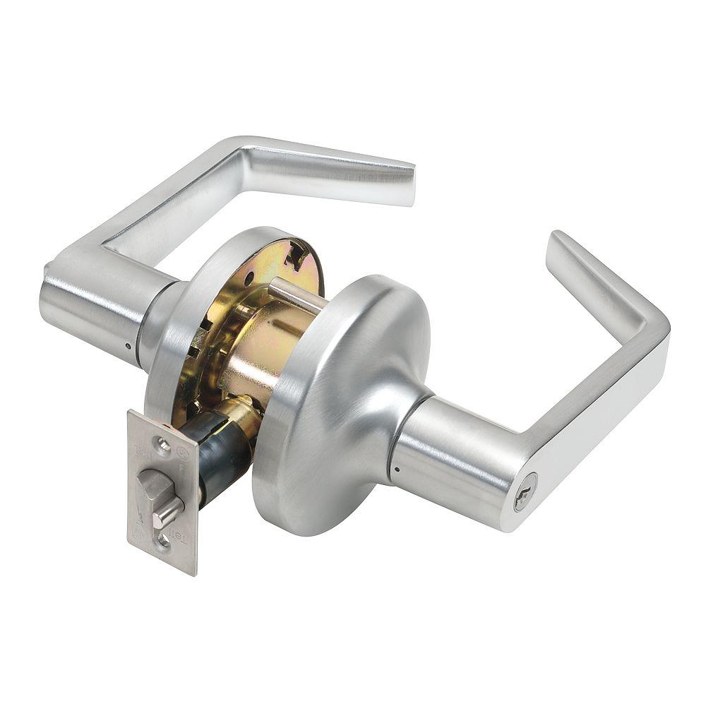 ADA Satin Chrome Finish Dynasty Hardware AUG-00-26D Grade 2 Commercial Duty Office Door Keyed Lever Lockset