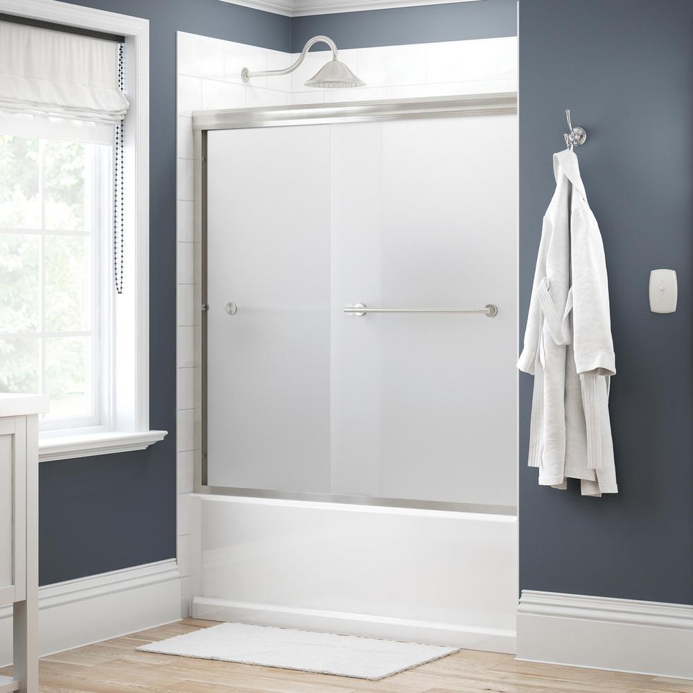 Sterling Finesse 59 5 8 In X 55 3 4 In Semi Frameless Sliding