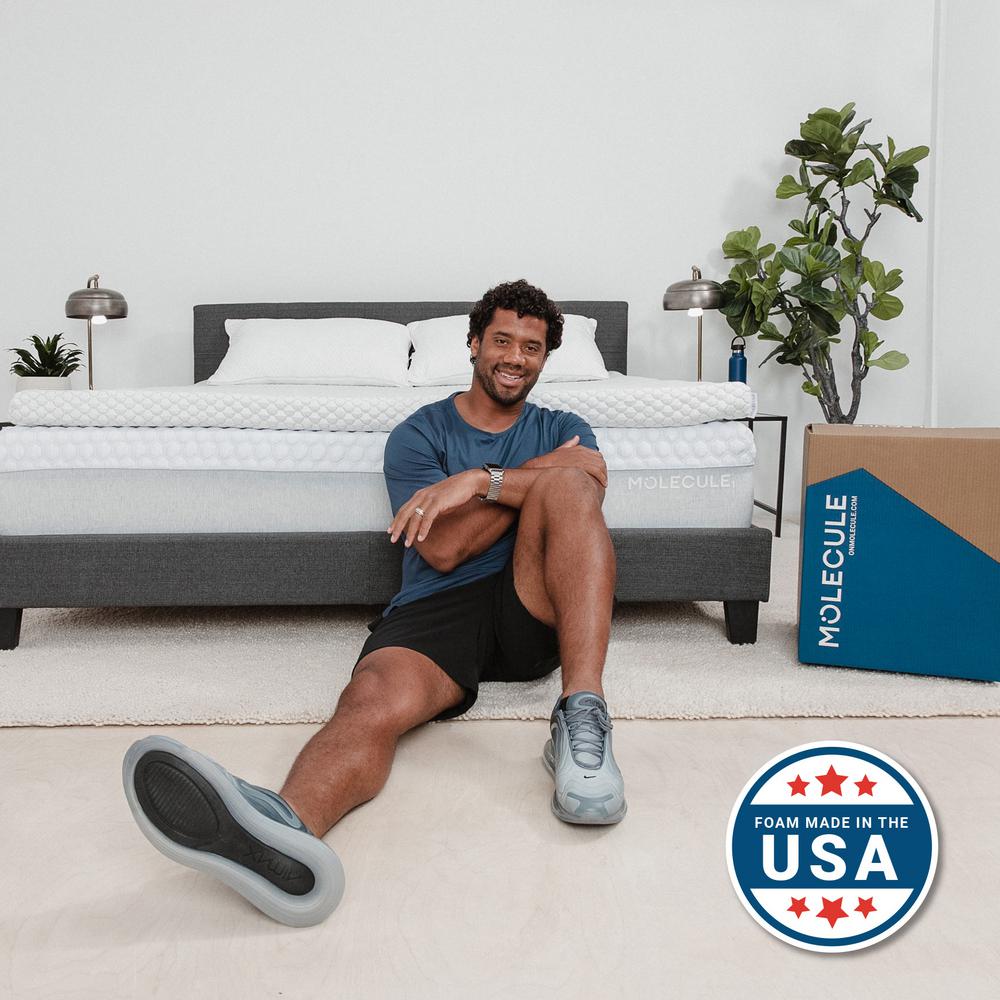 MOLECULE Molecule 3" Triple Zone Full Memory Foam Dual Layer Mattress Topper TRIZONEFULL The