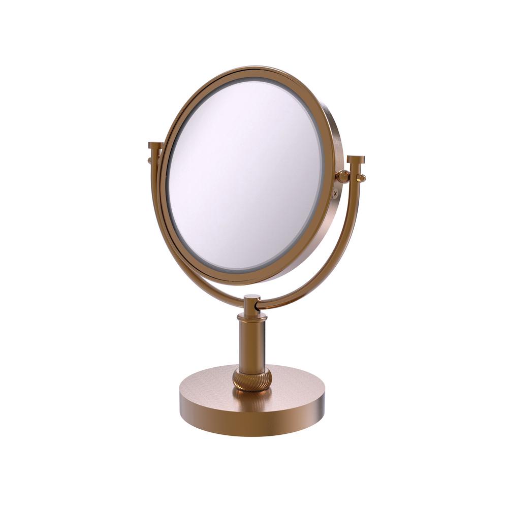 Bronze Makeup Mirrors Bathroom The Home Depot 8 In