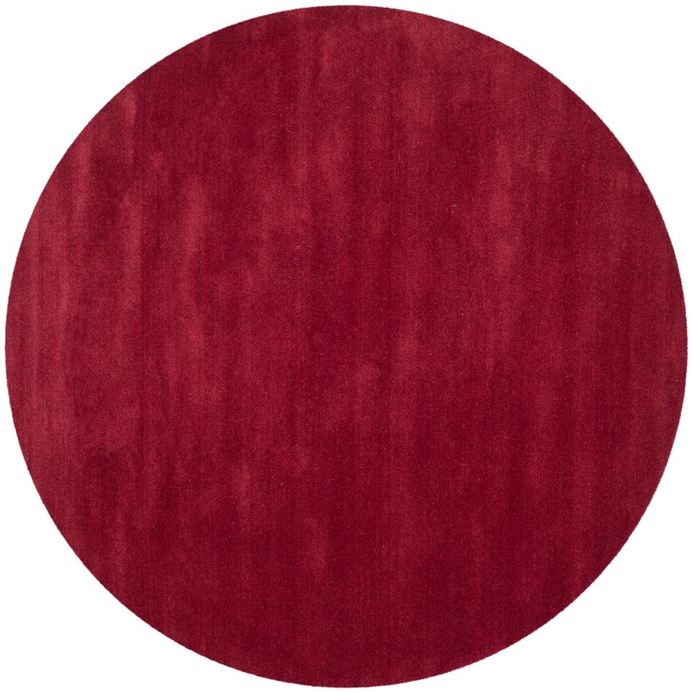 Safavieh Himalaya Red 8 ft. x 8 ft. Round Area Rug-HIM610G-8R - The ...