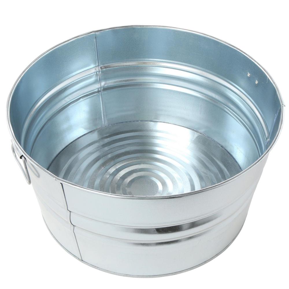 Behrens 15 Gal Galvanized Steel Round Tub 2gsx The Home Depot