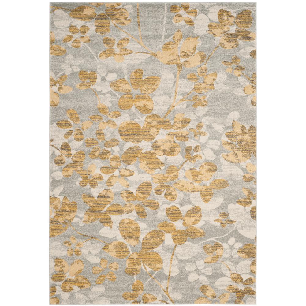 Safavieh Evoke Grey Gold 4 Ft X 6 Area Rug