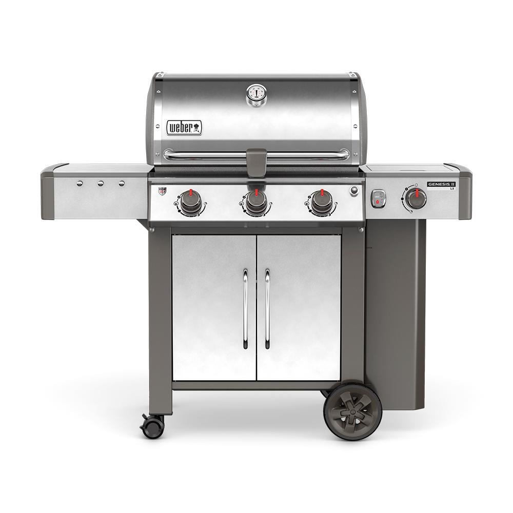 Weber Genesis II LX S340 3Burner Propane Gas Grill in Stainless Steel