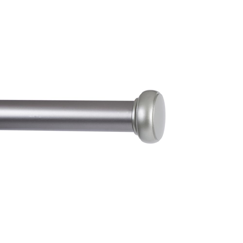 Kenney 72 In 144 Lengthweaver Indoor Outdoor Single Curtain Lengthweaver Indoor Outdoor Single Curtain Rod In Satin Nickel Kn90011rem The Home Depot