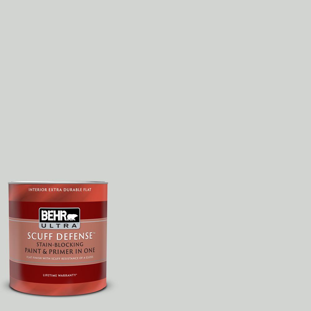 BEHR ULTRA 1 qt. PPU2611 Platinum Extra Durable Flat Interior Paint