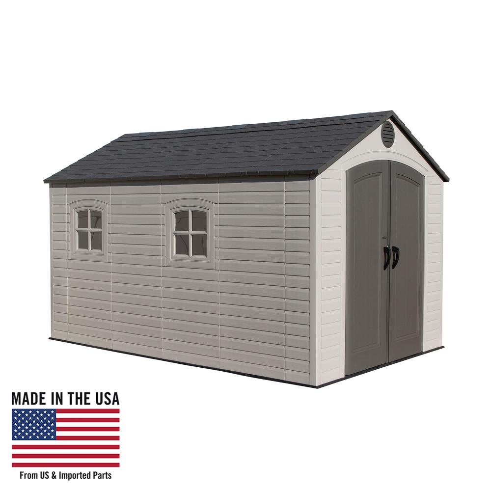 Lifetime 8 ft. x 12.5 ft. Outdoor Storage Shed-6402 - The Home Depot