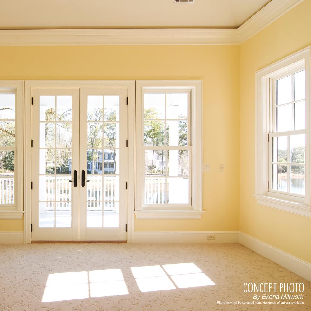 Factory Primed Ekena Millwork MLD06X02X07KI-CASE-2 Kirke Crown Moulding 6 3//8H x 2 1//2P x 7F x 94 1//2L 2-Pack