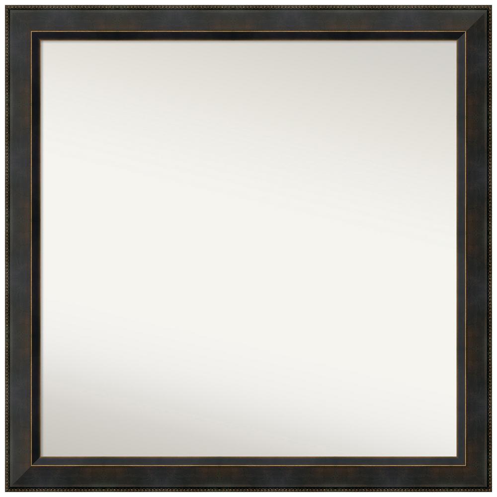 Amanti Art Choose your Custom Size 34.38 in. x 34.38 in. Signore Bronze Wood Decorative Wall Mirror was $416.46 now $244.87 (41.0% off)