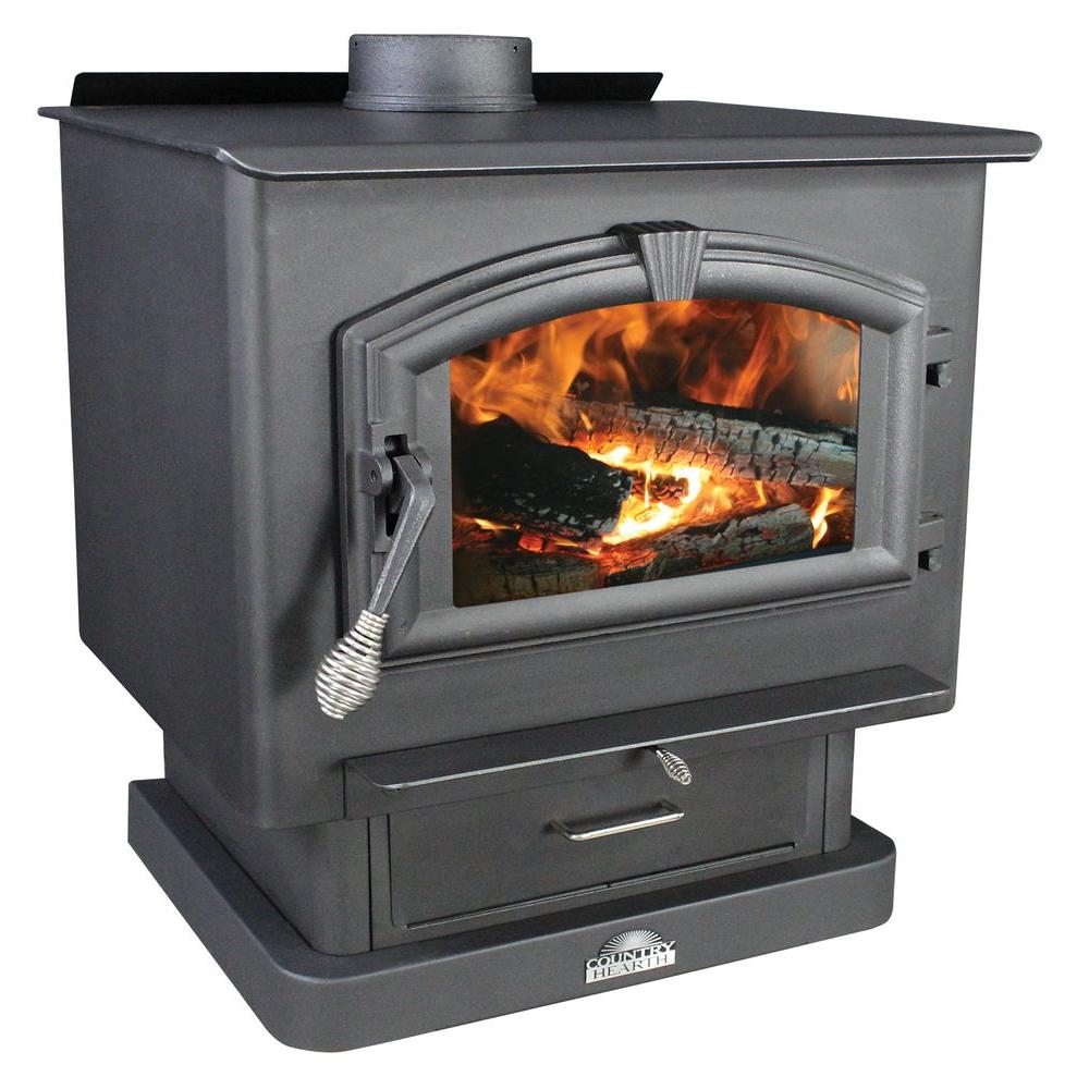 US Stove 2,500 sq. ft. EPA Certified Wood-Burning Stove with Blower