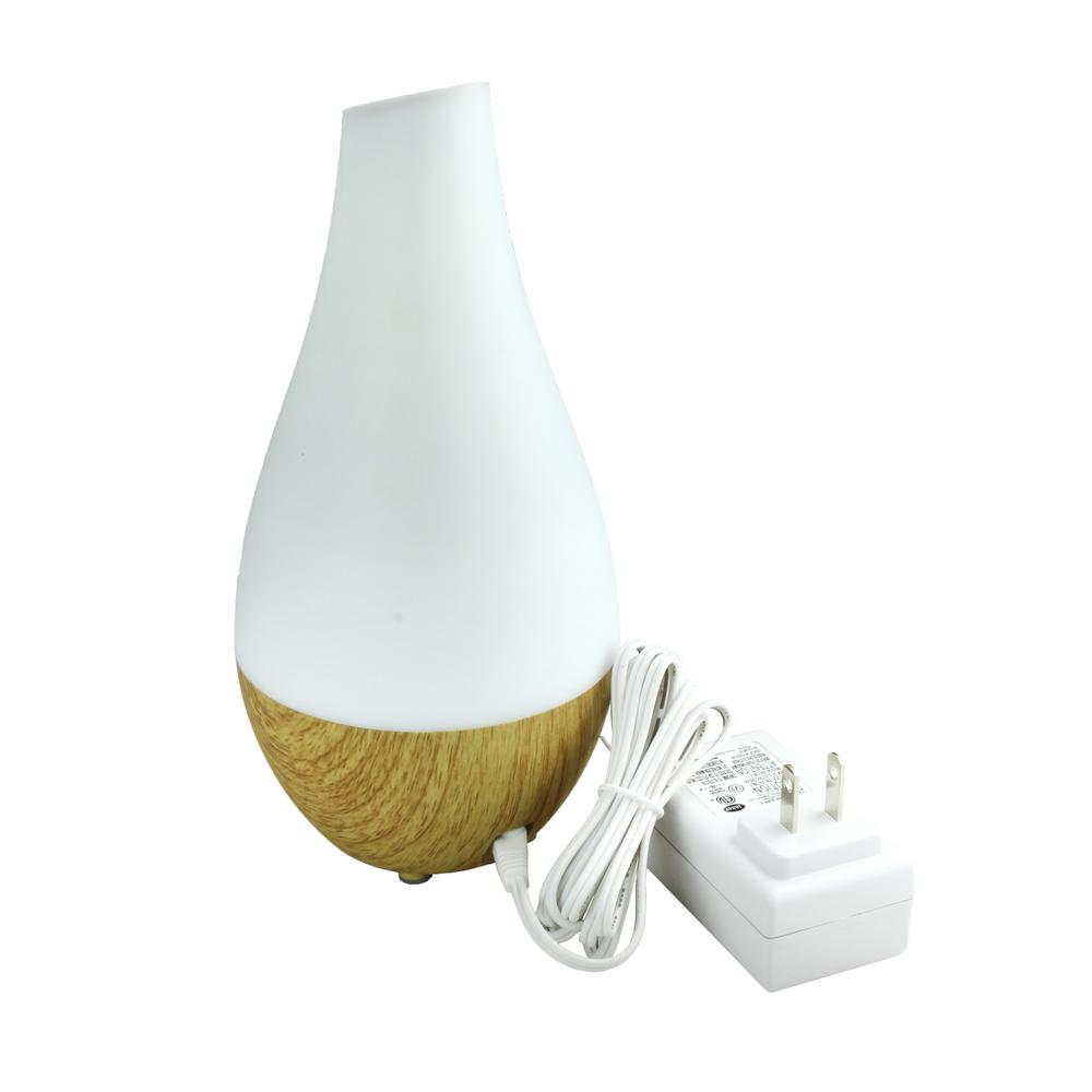 Comfort Zone 3 55 Fl Oz Ultrasonic Aroma Essential Oil Diffuser With Soothing Cool Mist And Led Features Czad10 The Home Depot