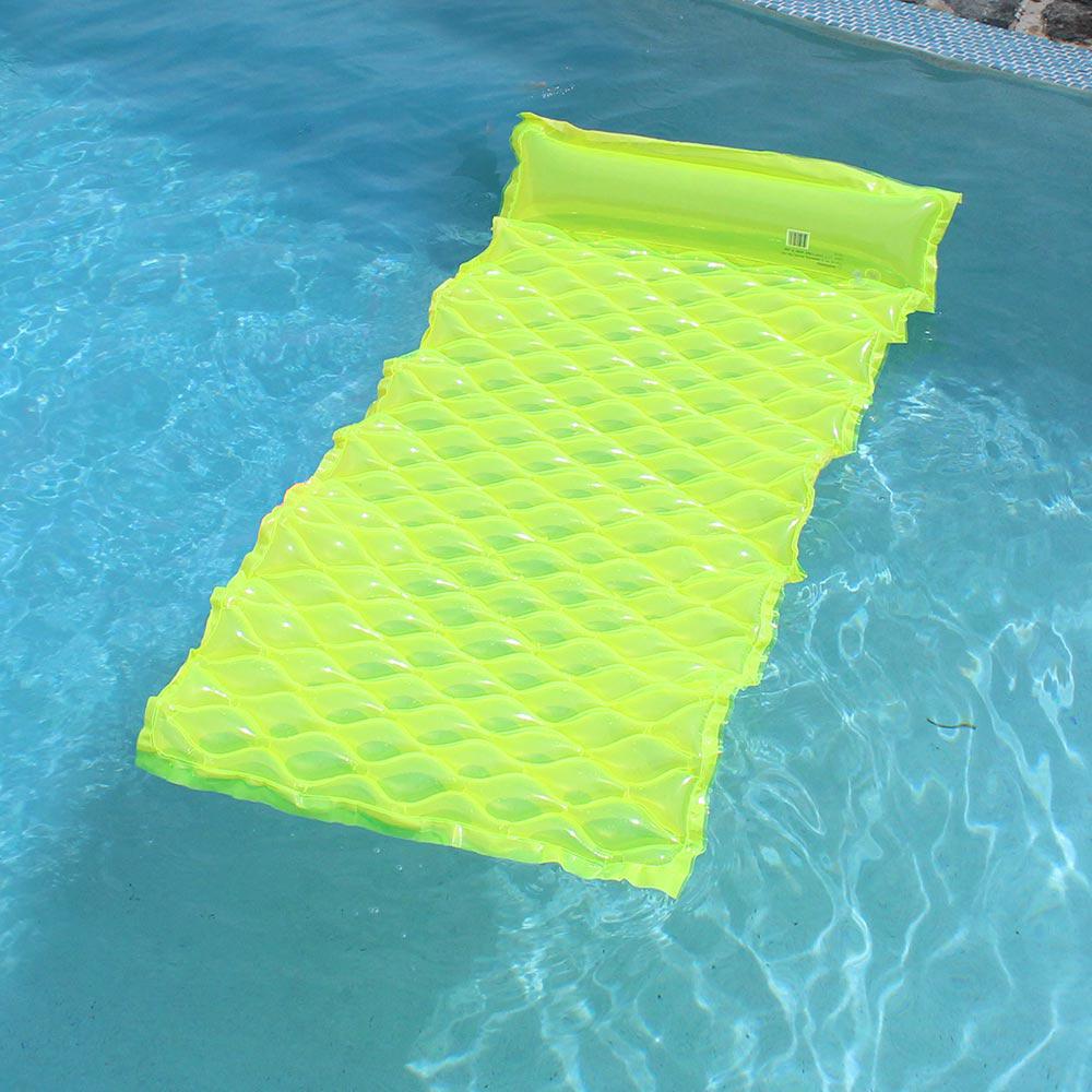 SunSplash Smart Float Yellow Pool Float-278-2-0653-Y - The Home Depot