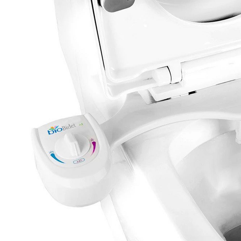 Biobidet Non Electric Fresh Water Spray Bidet Attachment In White A3 The Home Depot Biobidet Non Electric Fresh Water Spray Bidet Attachment In White A3 The Home Depot