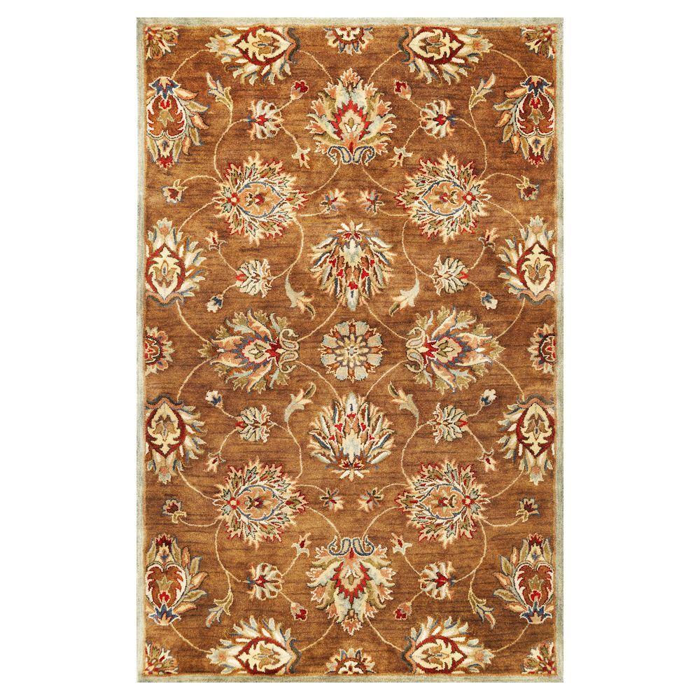 Kas Rugs In Style Kashan Coffee 8 Ft X 10 6 Area Rug Kas Rugs In Style Kashan Coffee 8 Ft X 10 6