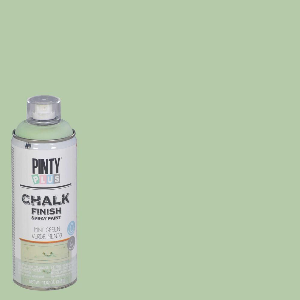 PINTY PLUS 11.82 Oz. Mint Green Chalk Finish Spray Paint-NOV 794 - The ...