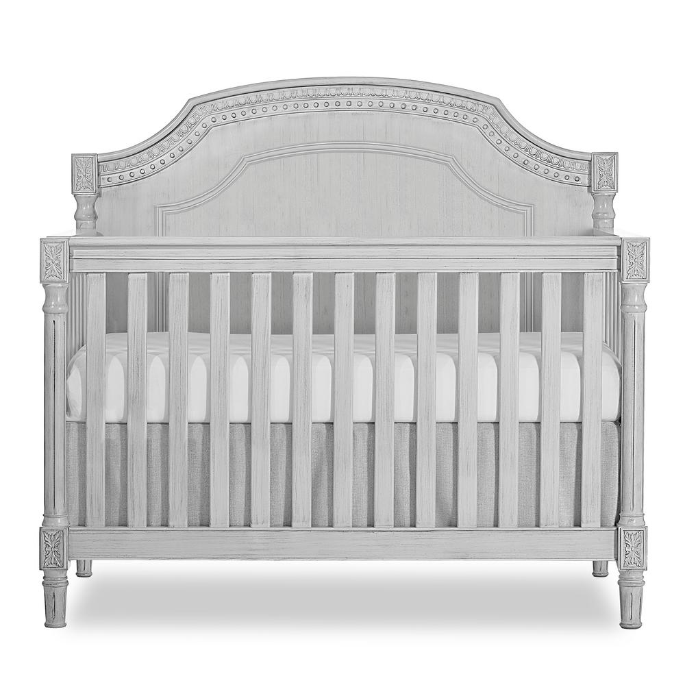 antique grey crib