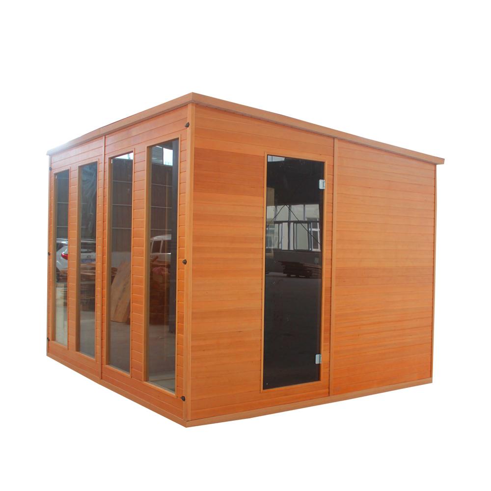 Aleko 10 Person Electric Heater Cedar Sauna