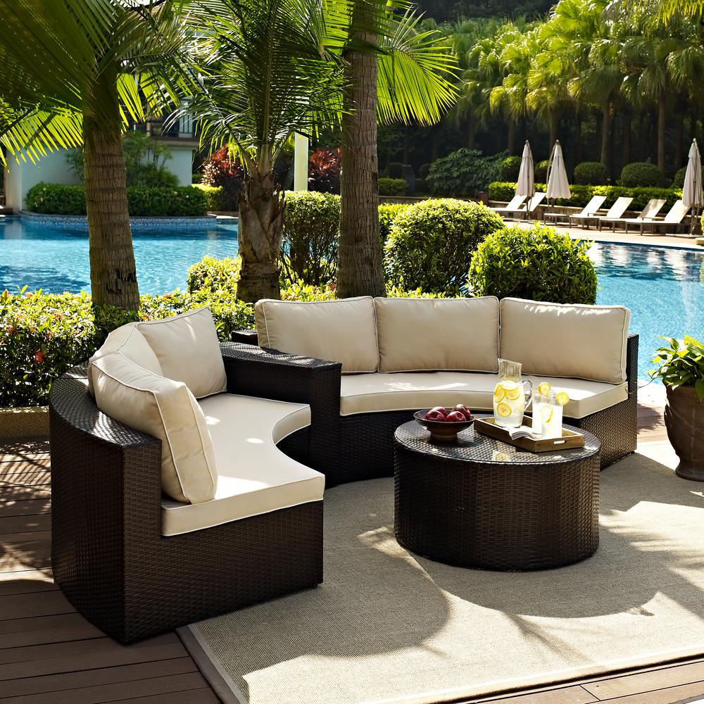 Crosley Catalina 4 Piece Wicker Outdoor Sectional Set With Sand Cushions Ko70035br The Home Depot - Mcleland Design Catalina 4 Pc Resin Wicker Patio Set Crosley Catalina 4 Piece Wicker Outdoor Sectional Set With Sand Cushions Ko70035br The Home Depot - Mcleland Design Catalina 4 Pc Resin Wicker Patio Set