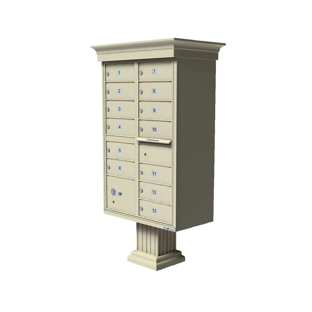 Florence Vital 1570 13 Mailboxes 1 Parcel Locker 1 Outgoing Pedestal