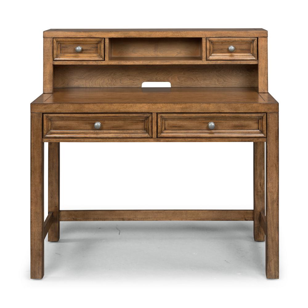 Rustic Cherry Desks Home Office Furniture The Home Depot