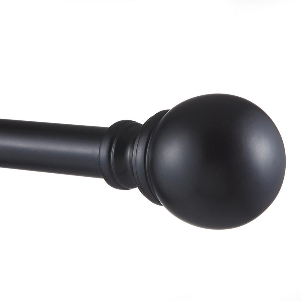 36 In 72 In Adjustable Length 1 In Dia Single Curtain Rod Kit