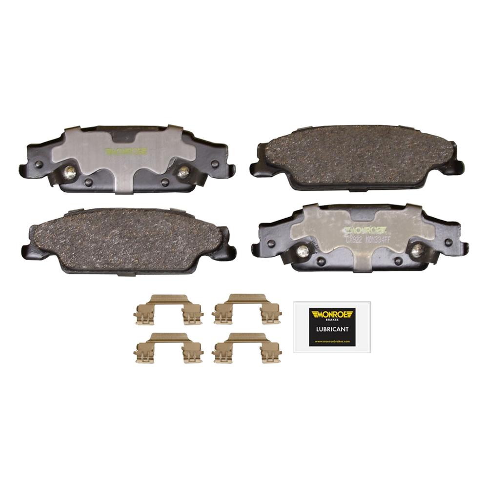 Monroe Brakes Total Solution Ceramic Brake PadsCX922 The Home Depot