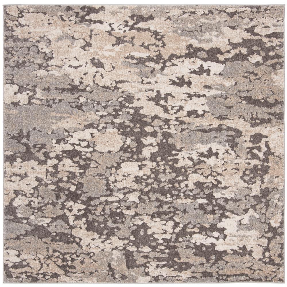 Safavieh Spirit Taupe Gray 7 Ft X 7 Ft Square Area Rug SPR123E 7SQ   Taupe Gray Safavieh Area Rugs Spr123e 7sq 64 1000 