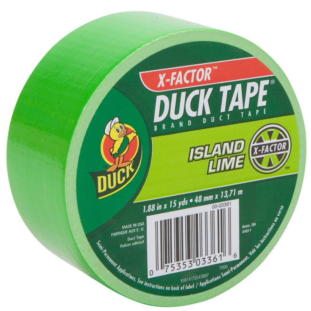 Duck 1.88 in. x 15 yds. All Purpose Duct Tape Island Green (6Pack