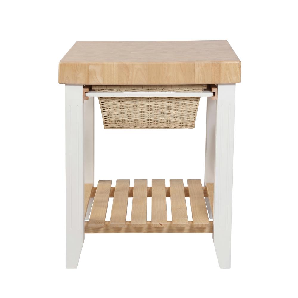 Powell Company Color Story Prep Table With Butcher Block Top 502 Powell Company Color Story Prep Table