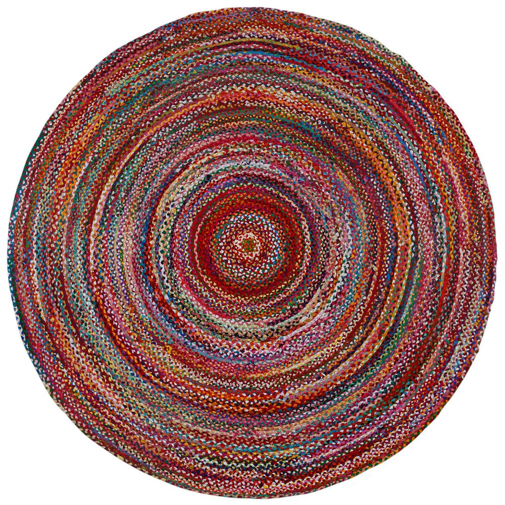 Brilliant Ribbon Multi Colored Brilliant Ribbon 3 ft. x 3 ft. Round