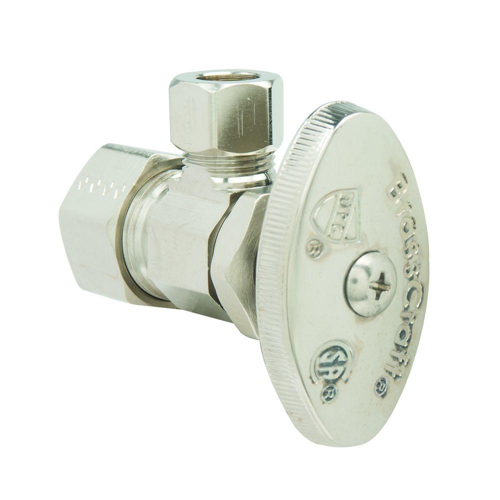 BrassCraft 1/2 in. Nom Comp Inlet x 3/8 in. O.D. Comp Outlet MultiTurn