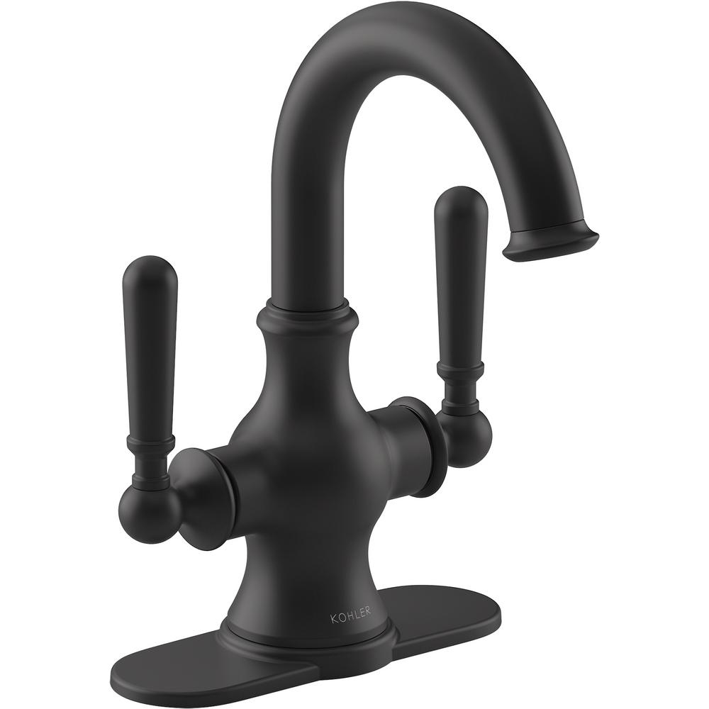 KOHLER Capilano Monoblock 4 in. Centerset 2Handle Bathroom Faucet in