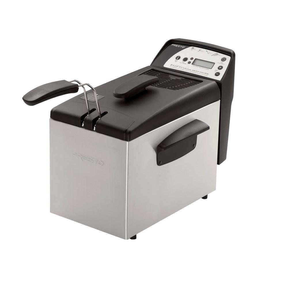 Presto NonStick Deep Fryer 05462 The Home Depot