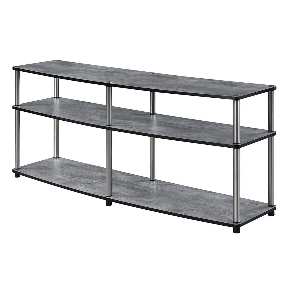 Designs2go Faux Birch 3 Tier 60 In Tv Stand