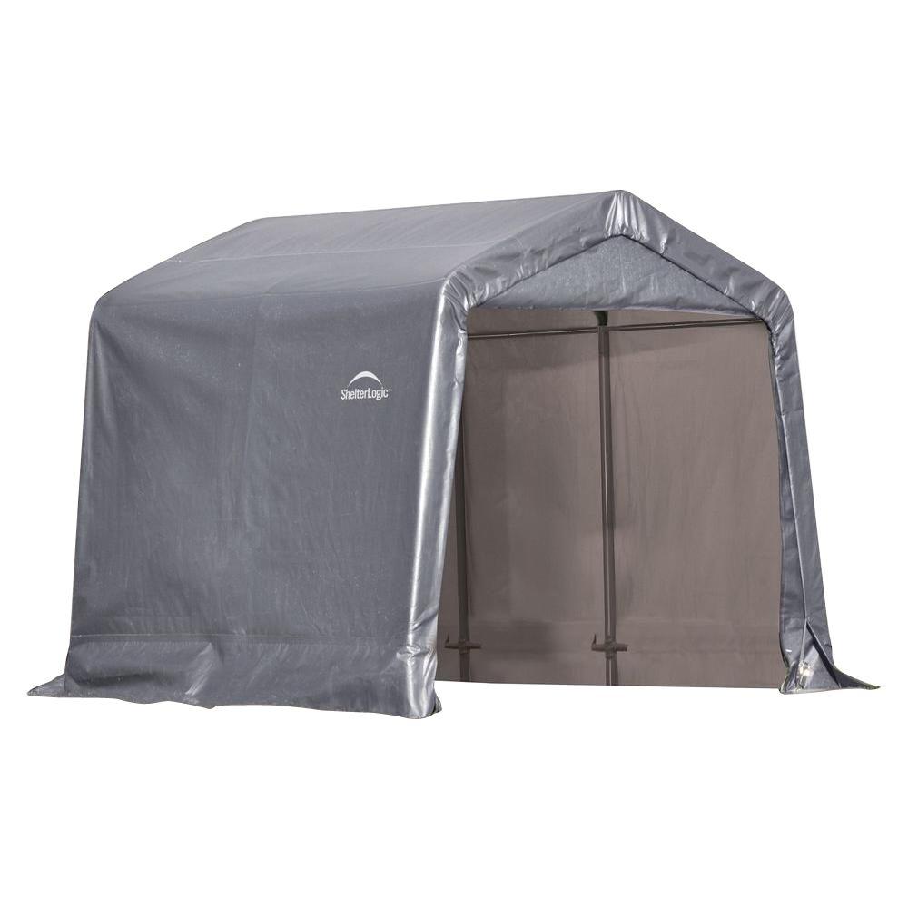 Shelterlogic Portable Garages Carports Garages The Home Depot