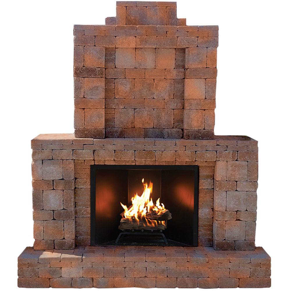 Pavestone Outdoor Fireplaces 53377 64 1000 