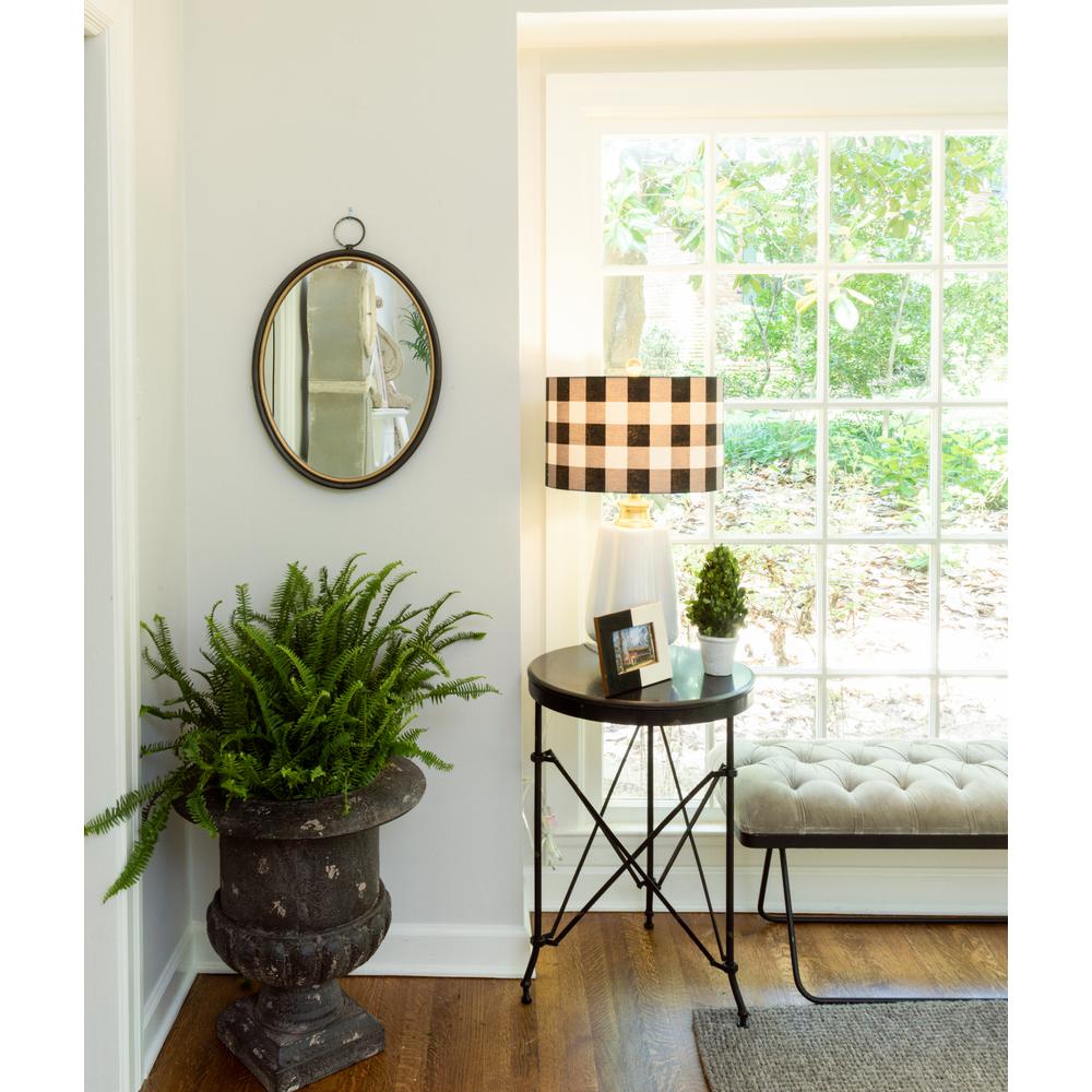 3r Studios Oval Decorative Wall Mirror Da4222 The Home Depot 3r Studios Oval Decorative Wall Mirror